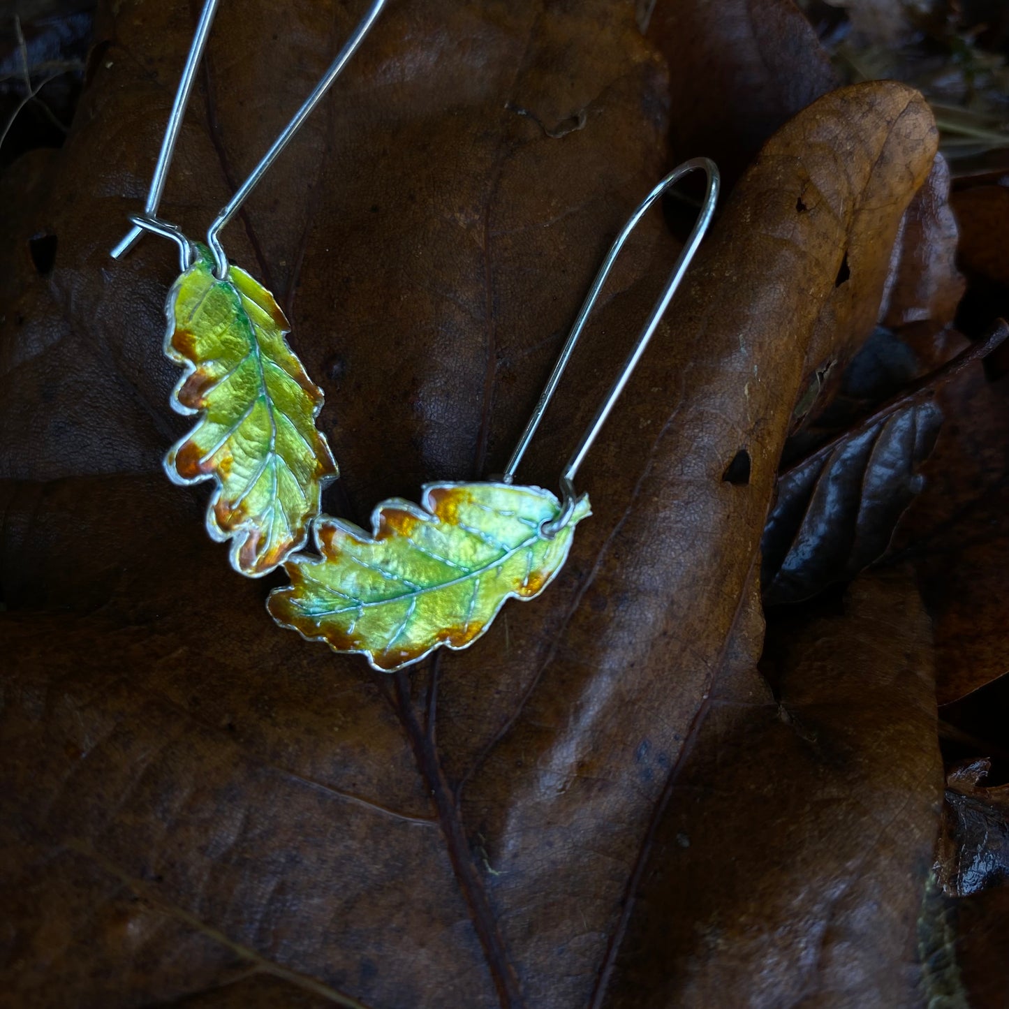 Oak Leaf Earrings