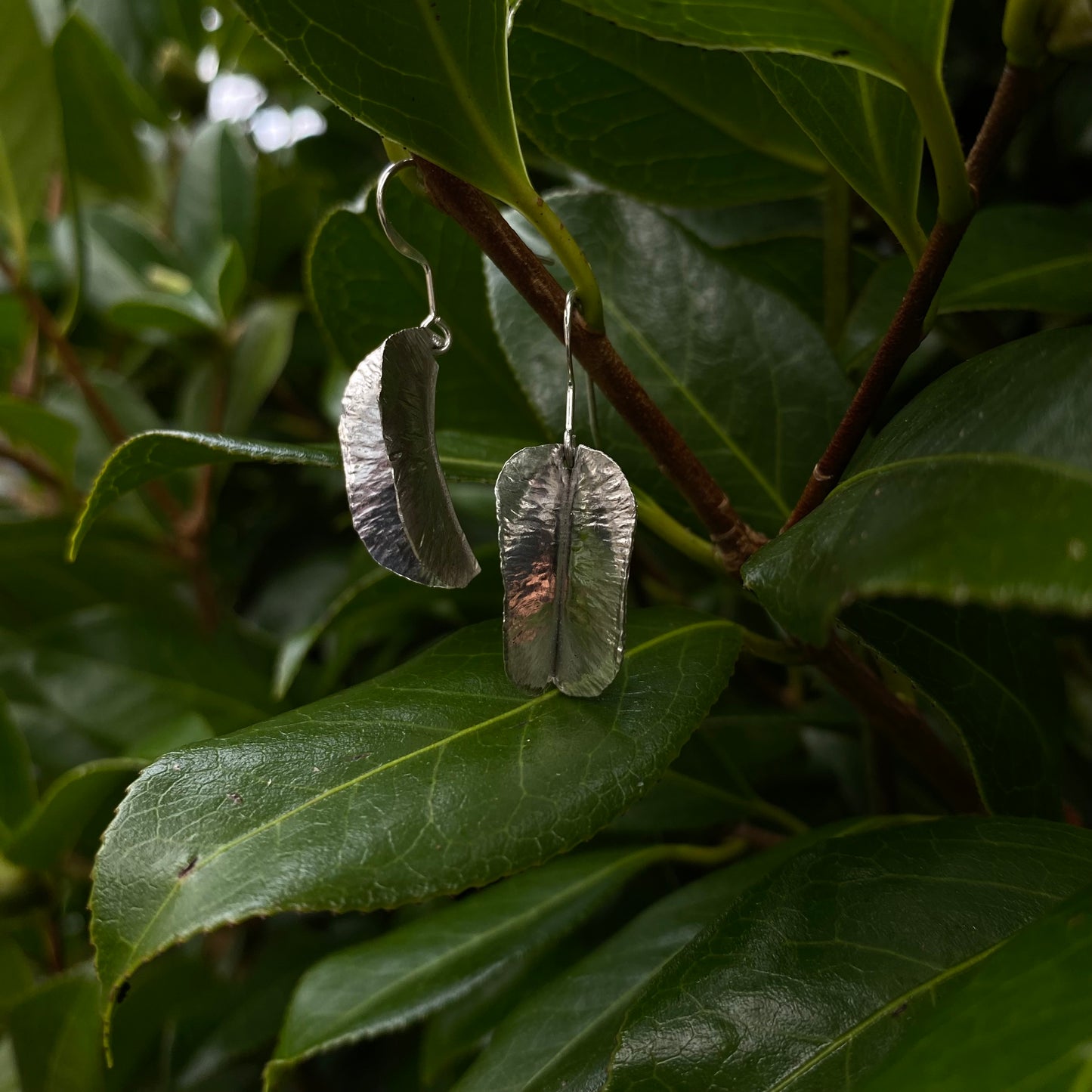 Camellia Leaf Earrings
