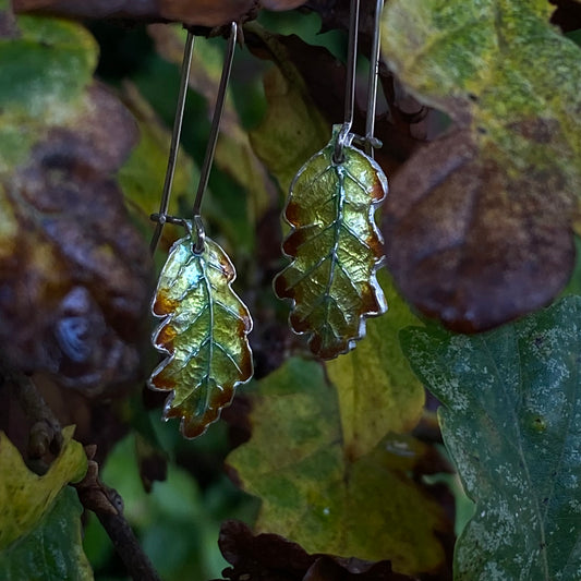 Oak Leaf Earrings
