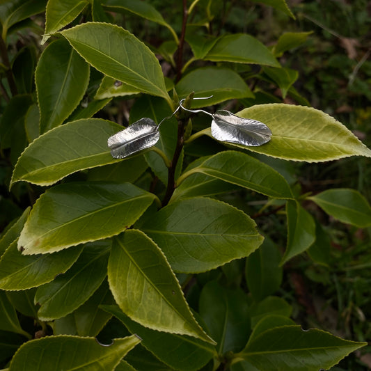 Camellia Leaf Earrings